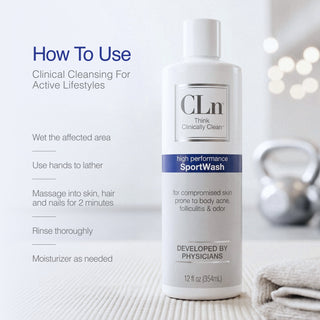 CLn SportWash 12oz 3-Pack Shop All Products CLn Skin Care 