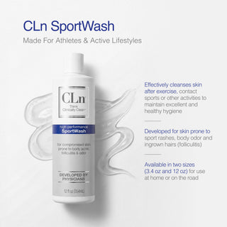 CLn SportWash 12oz 3-Pack Shop All Products CLn Skin Care 